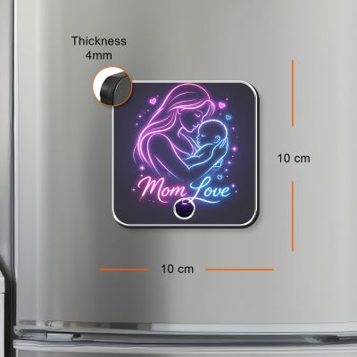 Mom Love Personalized Musical Fridge Magnet  Rechargeable  Gift for Mom